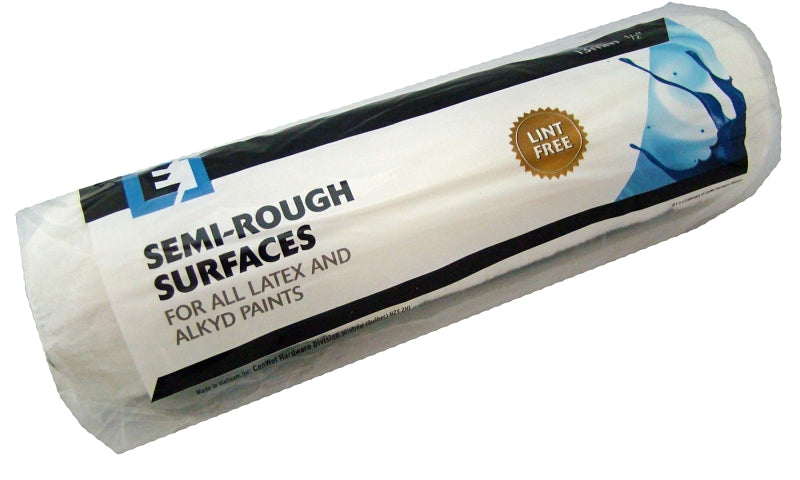 NOUR 2413PP Paint Roller Refill, 13 mm Thick Nap, 240 mm L, Nylon/Polyester Cover