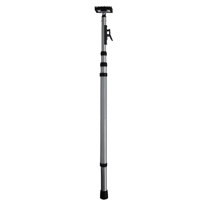 Trimaco E-Z UP 54733 Dust Containment Sheeting Pole, Telescoping, 4 ft 7-1/2 in to 12 ft L, Steel, Gray