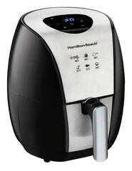 Hamilton Beach 35065 Air Fryer, 3.2 L Capacity, 1500 W, Black/Silver