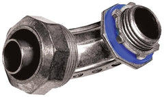 Tradeselect LTZ90075 Liquidtight Connector, 90 deg Angle, 3/4 in, Zinc
