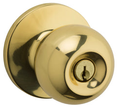 Weiser Regina Series 9SK50000-017 Entry Door Knob, Brass