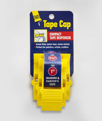 Foampro Tape Cap 149 Tape Dispenser Pack, Plastic, Yellow