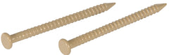 Hillman 41804 Panel Nail, 1 in L, Steel, Panel Head, Ring Shank, Tan, 6 oz