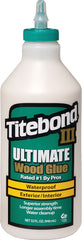 Titebond III 1415 Wood Glue, Brown, 1 qt Bottle