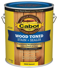 Cabot 140.0019200.007 Deck and Siding Stain, Natural, Liquid, 1 gal