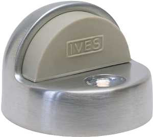 Schlage 438-PA28 Dome Stop, 1-3/4 x 2 in Dia Base, Aluminum