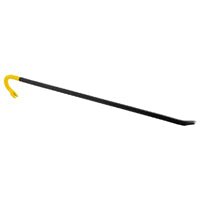 STANLEY 55-136 Ripping Bar, 36 in L, Beveled/Slotted Tip, 1-1/4 in Claw Blade Width 1, 1 in Claw Blade Width 2 Tip, HCS