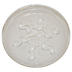 Gardener's Blue Ribbon Saucer Plus Series SP10 Plant Saucer, 10 in Dia, Plastic, Clear