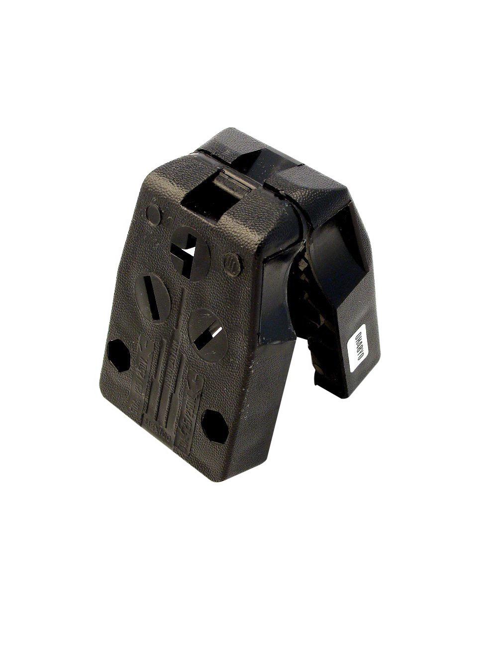 Leviton R50-00287-00T Electrical Plug, Angled, Dual Power, 11/16 to 1 in, 3-Pole, 30/50 A, 125/250 V, Black