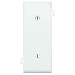 Leviton 905-PSC14-00W Wallplate, 1 -Gang, Thermoplastic Nylon, White, Strap Mounting