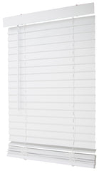 Simple Spaces FWMB-0 Blind, 42 in L, 23 in W, Faux Wood, White