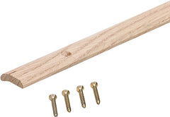 M-D 85308 Carpet Trim, 72 in L, 1 in W, Smooth Surface, Hardwood, Unfinished