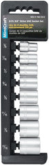 Vulcan MT6579338-P Socket Set, Chrome Vanadium Steel, Chrome