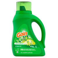 Gain 55861 Laundry Detergent, 50 fl-oz Bottle, Liquid, Floral