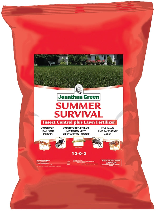 Jonathan Green 12015 Insect Control and Fertilizer, 45 lb Bag, Granular, 13-0-3 N-P-K Ratio