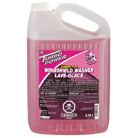 Turbo Power 15-214 Windshield Washer, Pink, 3.78 L, Bottle