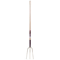 Garant 81064 Hay Fork, 7-1/2 in W Tine, 12 in L Tines, Narrow, Sharp Tine, 3-Tine, Steel Tine, 48 in L Handle