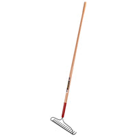 Garant 80745 Bow Rake, 16-1/4 in W Head, 15-Tine, Metal Head, 60 in L Handle