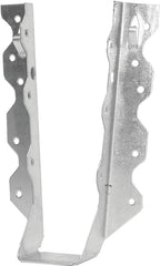 MiTek JL28 Joist Hanger, 6-3/8 in H, 1-1/2 in D, 1-9/16 in W, 2 in x 8 to 10 in, Steel, G90 Galvanized, Face Mounting
