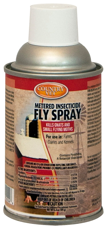 Enforcer 342050CVA Fly Spray, Liquid, Metered, 6.4 oz Aerosol Can
