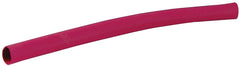 GB HST-250R Heat Shrink Tubing, 1/4 in Expanded, 1/8 in Recovered Dia, 4 in L, Polyolefin, Red