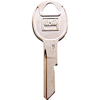 Hy-Ko 11010B49 Key Blank, Brass, B49 Key Number, Nickel