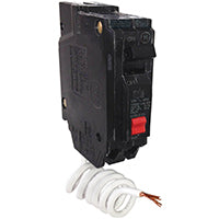 GE THQL1120GFTP Thermal Magnetic Feeder Circuit Breaker, 20 A, 1-Pole, 120 V, Non-Interchangeable Trip, Plug