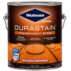 Wolman 288340 Stain and Sealer, Natural Redwood, Liquid, 1 gal, Can