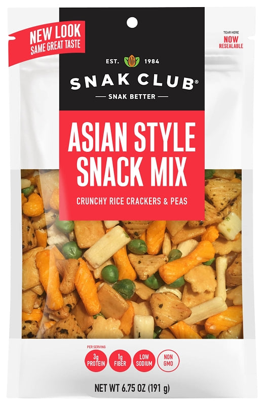 Snak Club CSU29466 Oriental Snack Mix, Soy Flavor, 7 oz