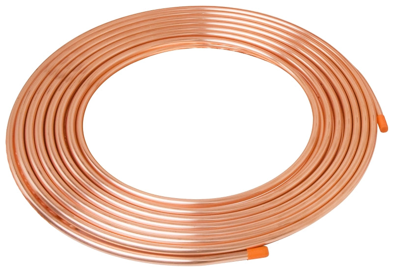 Streamline 1/2X60K Copper Tubing, 1/2 in, 60 ft L, Soft, Type K, Coil