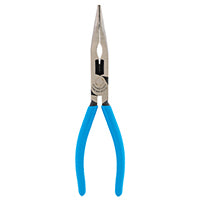Channellock E388 Nose Plier, 7.45 in OAL, Blue/Red Handle, Comfort-Grip Handle, 0.7 in W Jaw, 2.6 in L Jaw