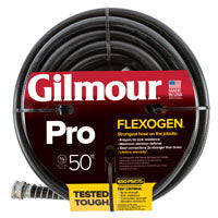 Gilmour 865801-1001 Garden Hose, 50 ft L, Black