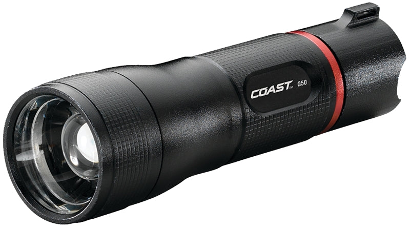 Coast TT8607CP Flashlight, AAA Battery, Alkaline Battery, LED Lamp, 355 Lumens, 189 m Beam Distance, 90 min Run Time