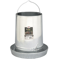 Little Giant 914043 Poultry Feeder, 30 lb Capacity, Rolled Edge, Galvanized Steel
