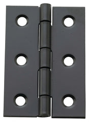 National Hardware N211-021 Decorative Broad Hinge, 2 in H Door Leaf, 3/64 in Thick Door Leaf, 2 in H Frame Leaf, Steel