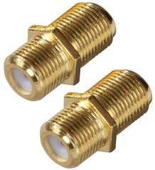 Zenith VA1002RG6FT Feed-Thru Connector, F Connector, Gold