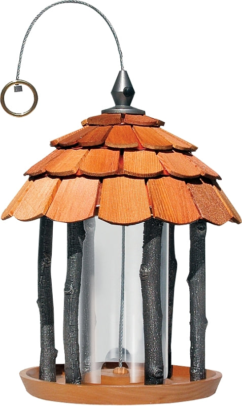 50129 FEEDER BIRD GAZEBO WOOD