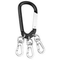 Hy-Ko 2GO Series KC600 Key Carabiner with Snap