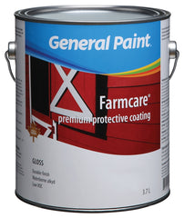 General Paint Farmcare 47-043-16 Exterior Paint, Gloss, Ranch Red, 1 gal