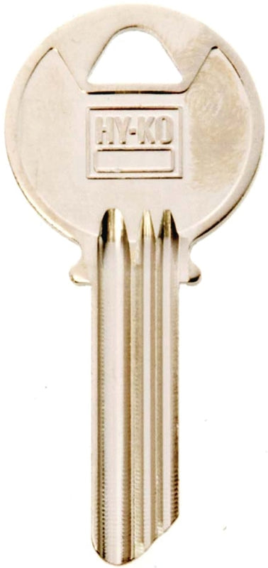 Hy-Ko 11010Y3 Key Blank, Brass, Nickel, For: Yale Cabinet, House Locks and Padlocks