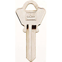 Hy-Ko 11010WE1 Key Blank, Brass, Nickel, For: Welch Cabinet, House Locks and Padlocks