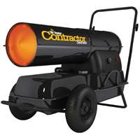 Mr. Heater F270320 Forced Air Heater, 8.5 gal Fuel Tank, Kerosene, 140,000 Btu, 3125 sq-ft Heating Area