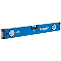 Empire True Blue Series E75.24 Box Level, 24 in L, 3-Vial, 1-Hang Hole, Non-Magnetic, Aluminum, Blue