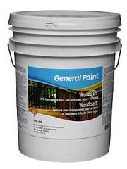 General Paint WOODCRAFT 18-010-20 Deck and Wall Stain, Semi-Transparent, White, Liquid, 5 gal