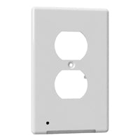 Westek LumiCover Classic LCR-CCDO-W Wallplate Nightlight, 1-1/4 in L, 4-1/2 in W, 1 -Gang, Plastic, White