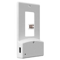 Westek LumiCover LCR-UDDO-W Nightlight Wallplate, 1-7/8 in L, 4-1/2 in W, White