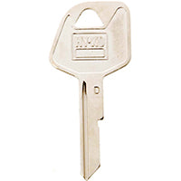 Hy-Ko 11010B67 Key Blank, Brass, Nickel, B67 Key Number