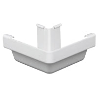 Amerimax M0503 Stair Post, 5 in Gutter, Vinyl, White