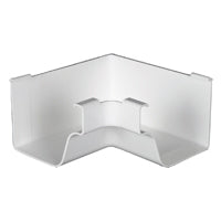 Amerimax M0504 Stair Post, 5 in Gutter, Vinyl, White