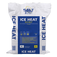 Salt Depot IH50 ICE HEAT Ice Melt, Crystalline, Blue, Slightly Aromatic, 50 lb